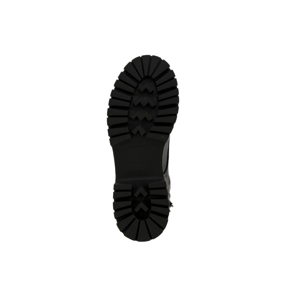 Foto 6 | Botines Combat Brillos Militar Trend Para Mujer Walki Emilia Negro