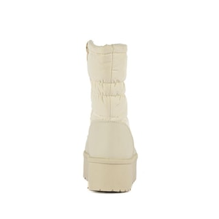 Foto 4 | Bota Invierno Peluche Moda Nieve 5cm Para Dama Walki Nancy Beige