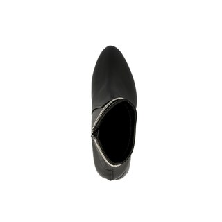 Foto 5 | Botín Clásico Brillo Tacón 8cm Para Mujer Walki Hortencia Negro