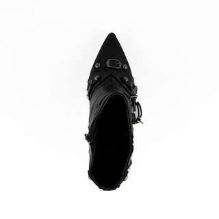 Foto 4 | Bota Alta Moderna Puntal Tacon 10cm De Mujer Walki Bruna Negro