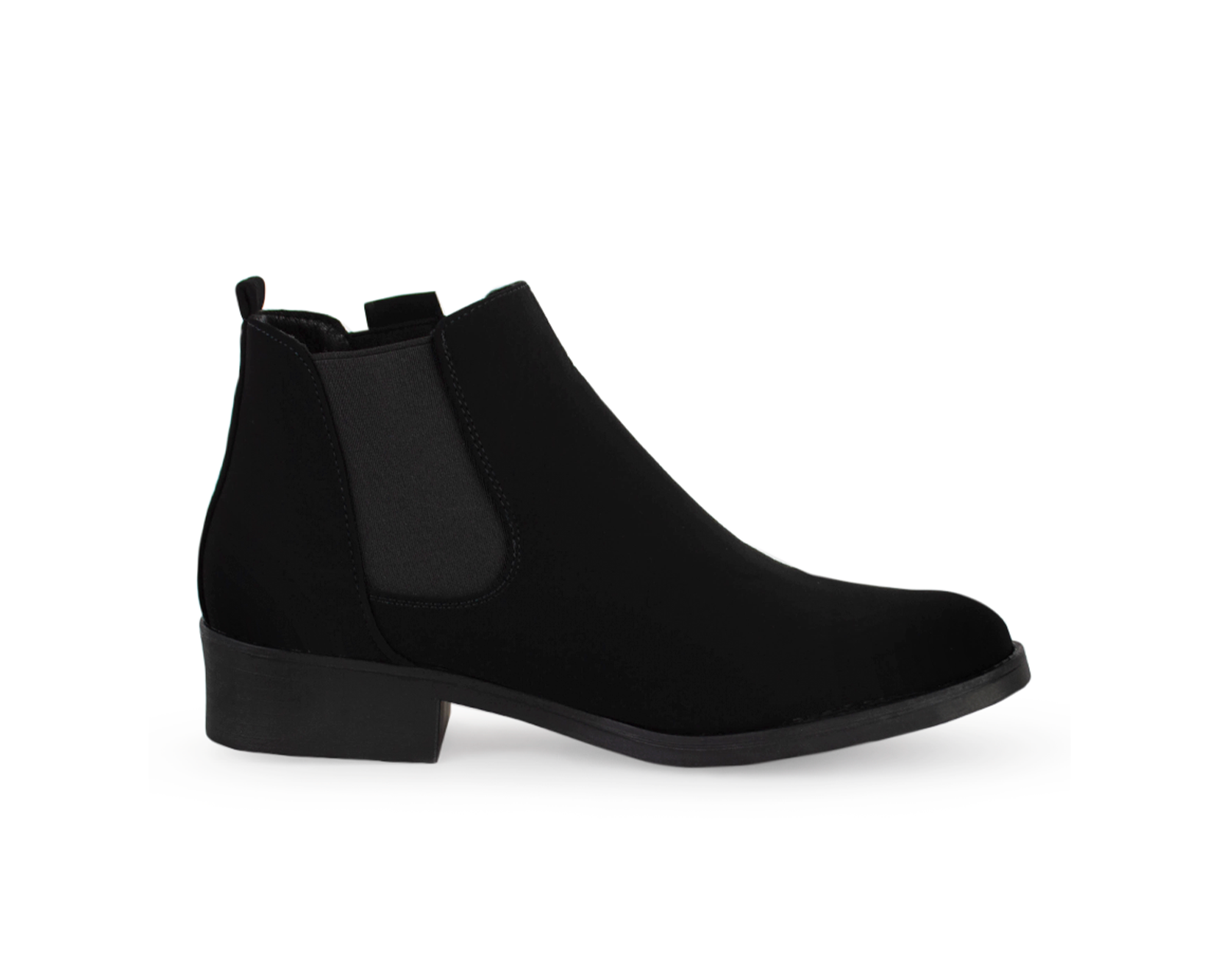 Foto 4 pulgar | Bota Color Negro Resorte Material Sintetico