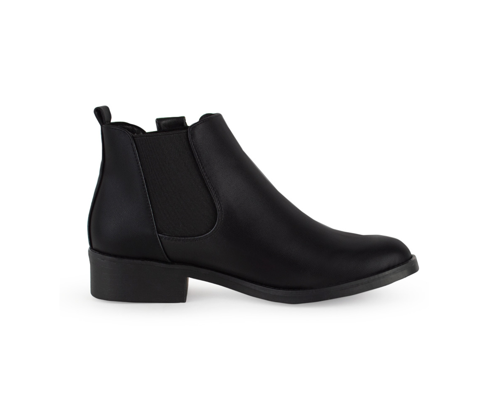 Foto 4 pulgar | Bota Color Negro Resorte Material Sintetico