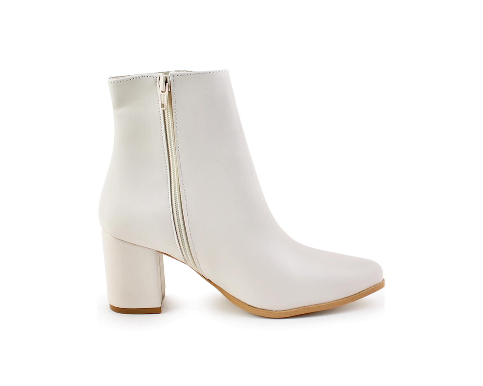 Foto 4 pulgar | Bota Color Beige Cierre Material Sintetico