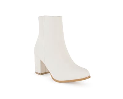 Foto 1 | Bota Color Beige Cierre Material Sintetico