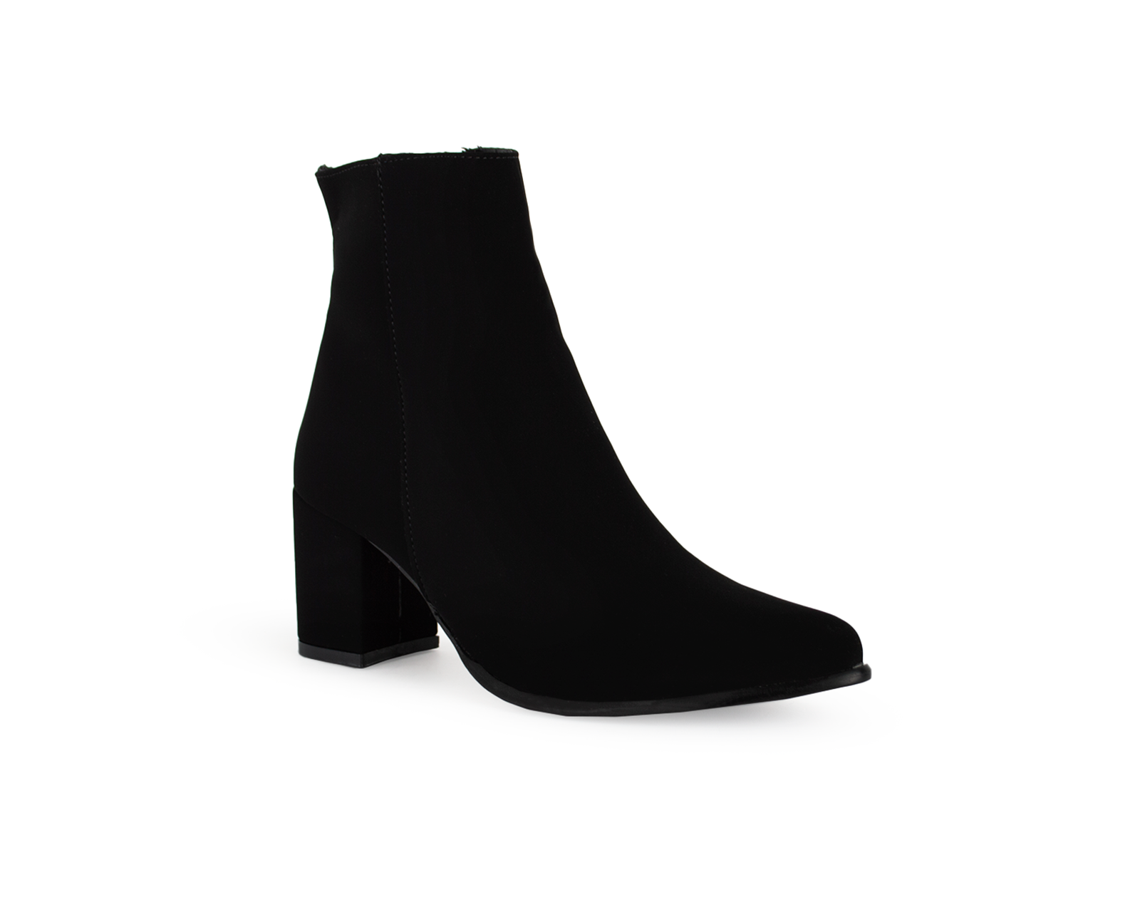 Foto 1 | Bota Color Negro Cierre Material Sintetico