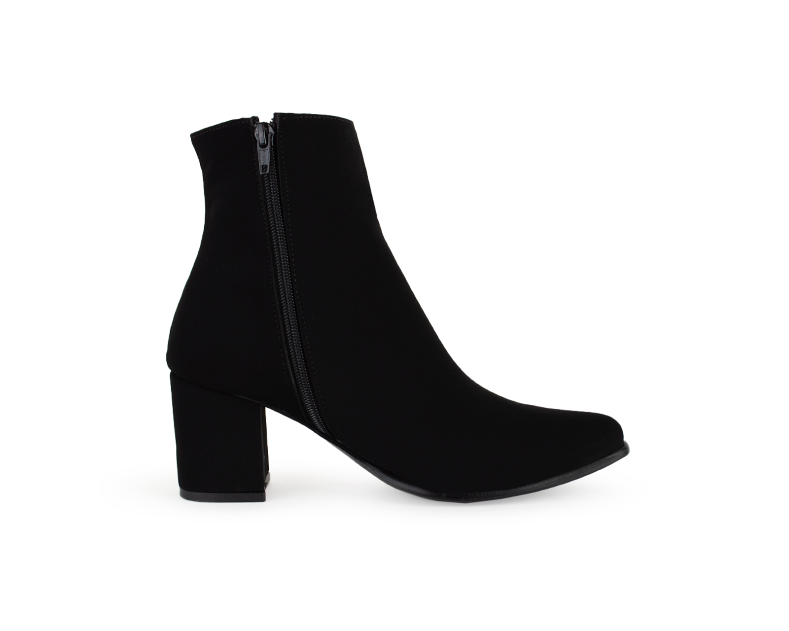 Foto 3 | Bota Color Negro Cierre Material Sintetico