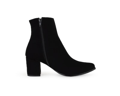 Foto 3 | Bota Color Negro Cierre Material Sintetico