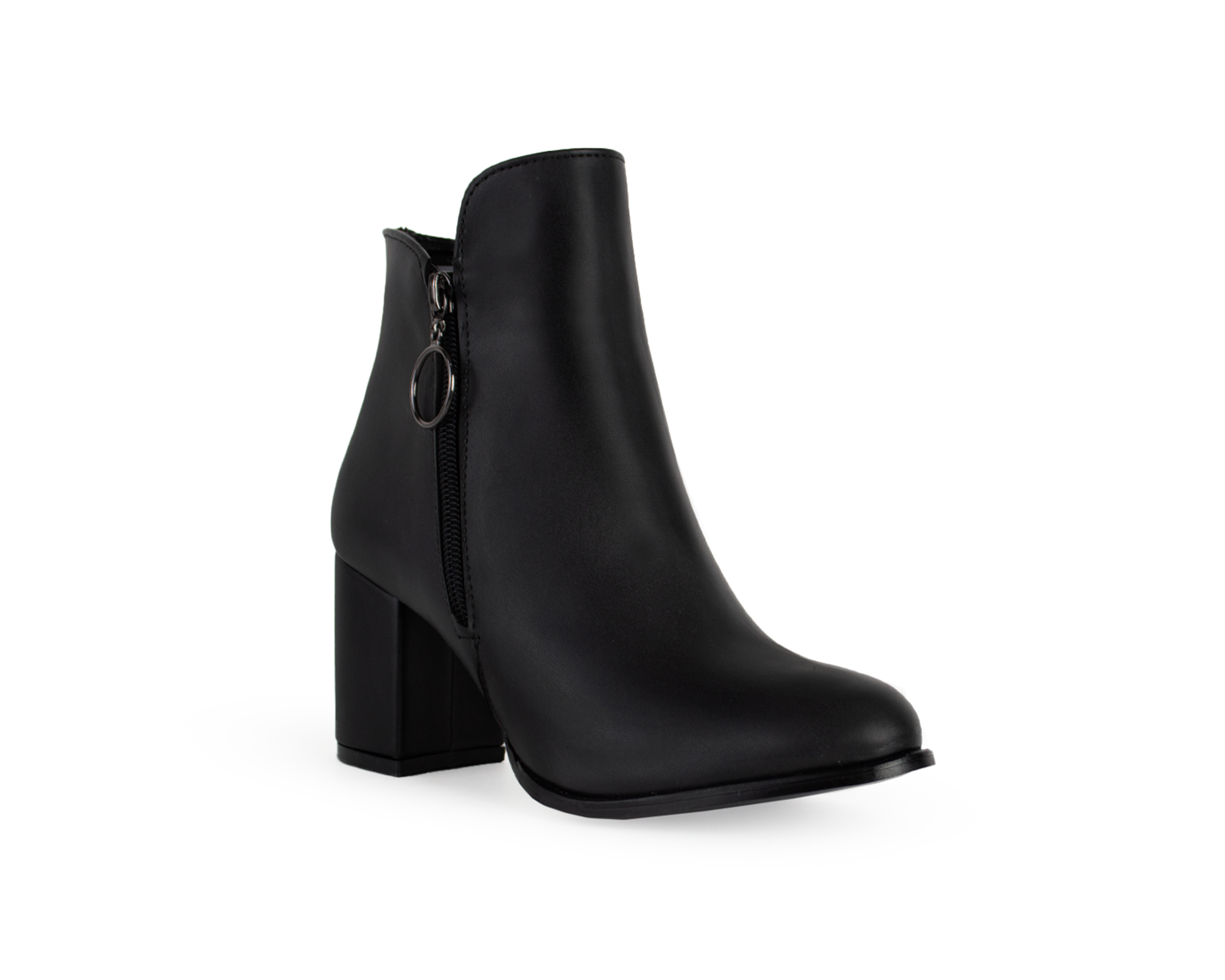 Foto 1 | Bota Color Negro Hebilla Material Sintetico