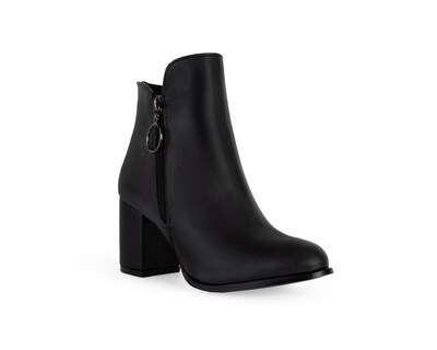 Foto 1 | Bota Color Negro Hebilla Material Sintetico