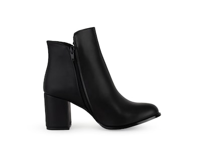Foto 3 | Bota Color Negro Hebilla Material Sintetico