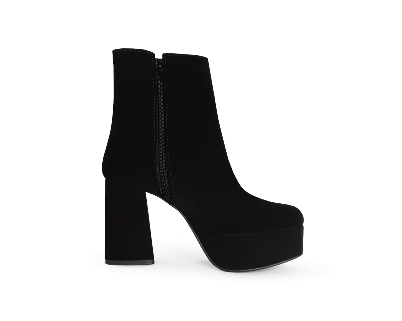 Foto 4 pulgar | Bota Color Negro Material Sintético