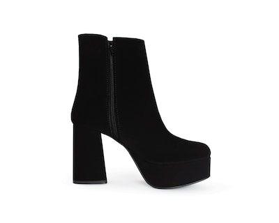 Foto 3 | Bota Color Negro Material Sintético