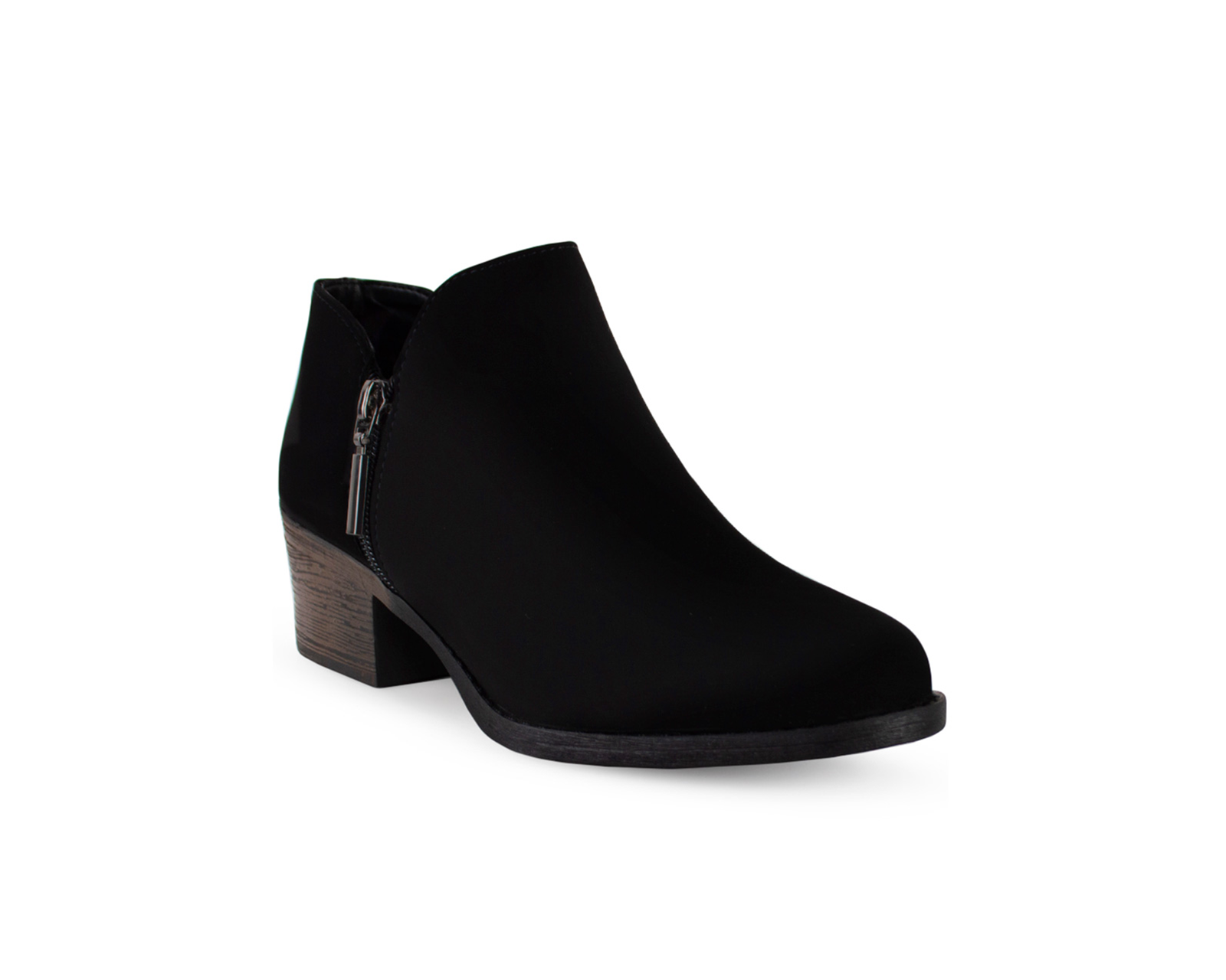 Foto 1 | Bota Color Negro Cierre Material Buck