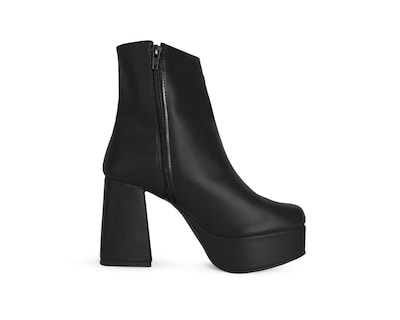 Foto 3 | Bota Color Negro Material Sintético