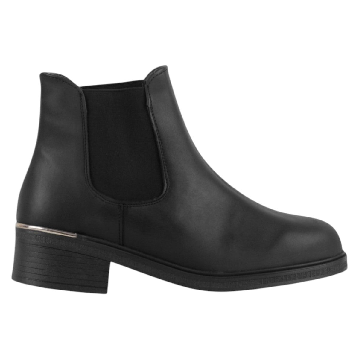 Foto 3 pulgar | Botas Casuales Exterior Piel Vegana Color Negro Para Mujer De Rbcollection