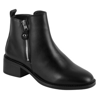 Foto 1 | Botas Casuales Exterior Piel Vegana Color Negro Para Mujer De Rbcollection
