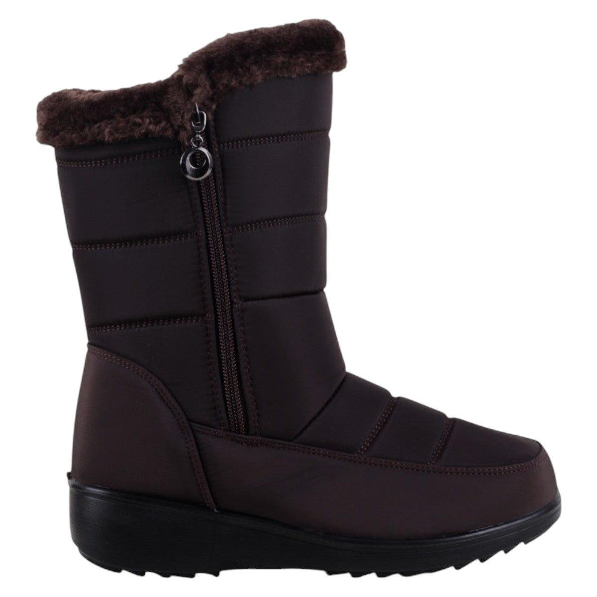 Foto 3 pulgar | Botas Casuales Exterior Textil Color Café Para Mujer De Rbcollection