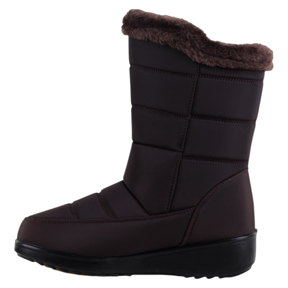 Foto 4 pulgar | Botas Casuales Exterior Textil Color Café Para Mujer De Rbcollection