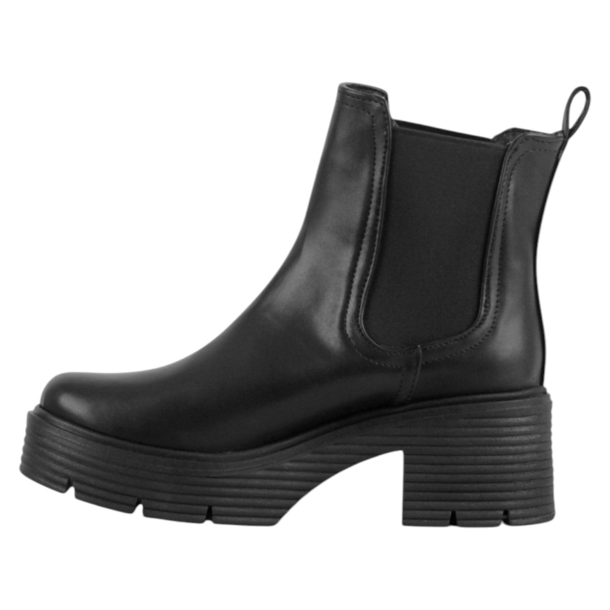 Foto 3 | Botas Casuales Exterior Piel Vegana Color Negro Para Mujer De Rbcollection
