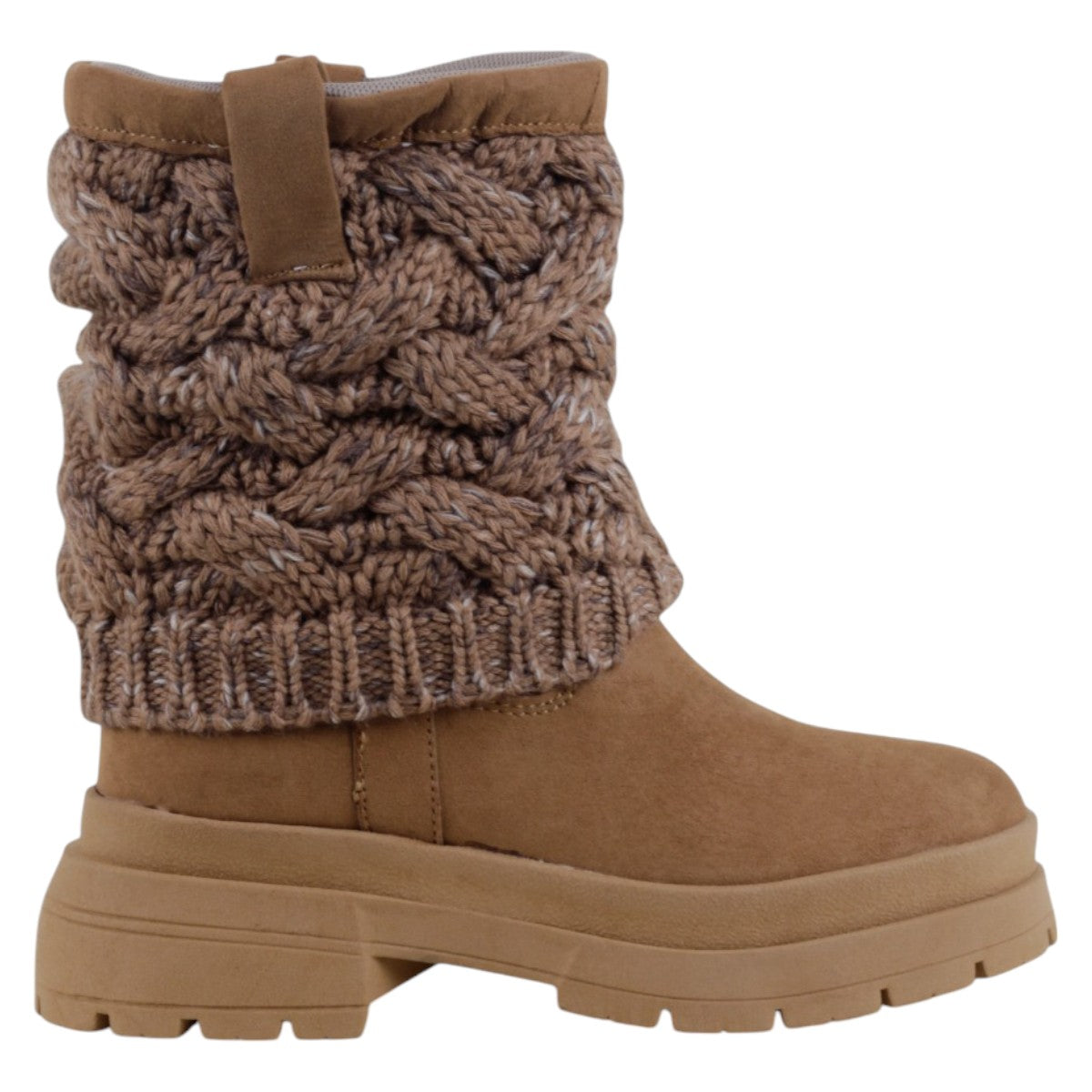 Foto 3 pulgar | Botas Casuales Exterior Gamuza Color Café Para Mujer De Rbcollection