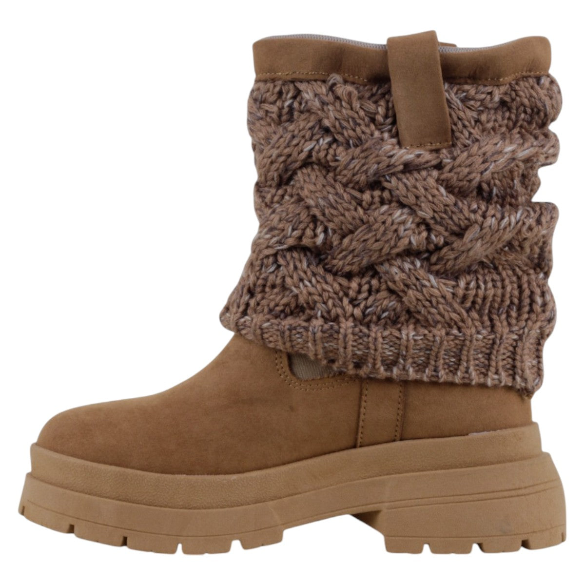 Foto 4 pulgar | Botas Casuales Exterior Gamuza Color Café Para Mujer De Rbcollection