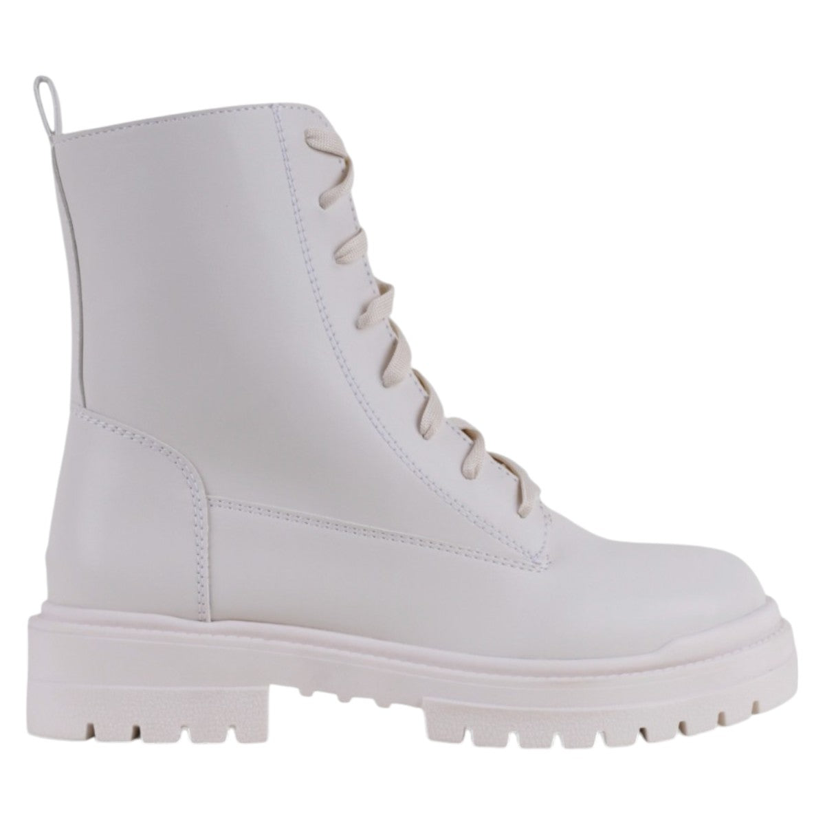 Foto 3 pulgar | Botas Casuales Exterior Piel Vegana Color Blanco Para Mujer De Rbcollection