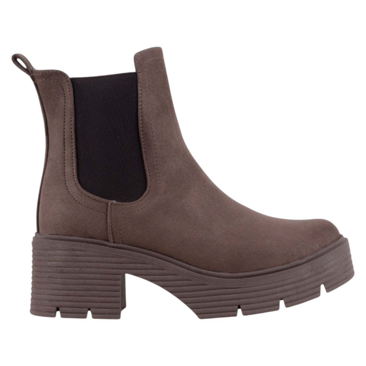 Foto 2 | Botas Casuales Exterior Gamuza Color Café Para Mujer De Rbcollection