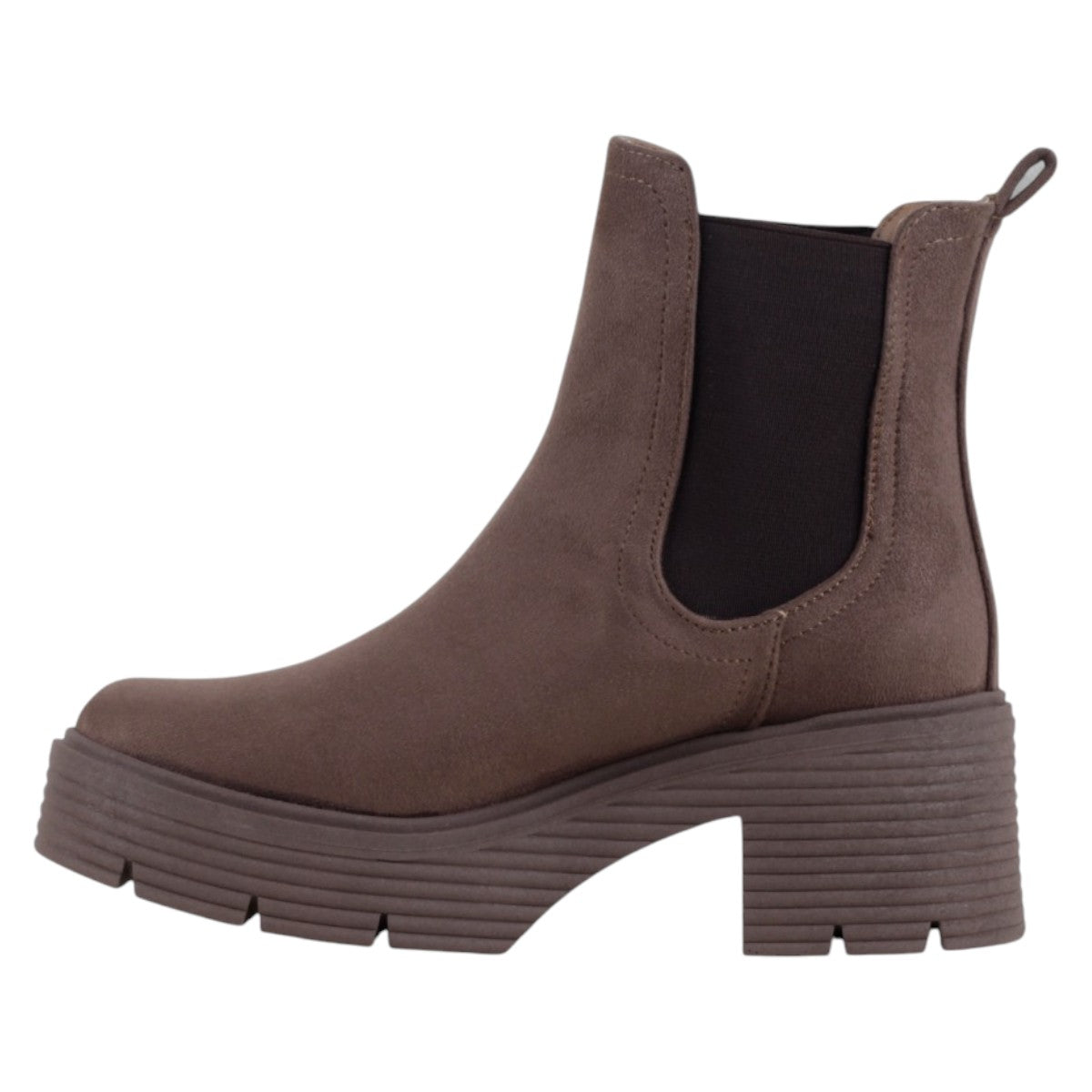 Foto 4 pulgar | Botas Casuales Exterior Gamuza Color Café Para Mujer De Rbcollection