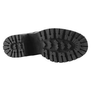 Foto 4 | Botín Con Tacón Exterior Piel Vegana Color Negro Para Mujer De Rbcollection