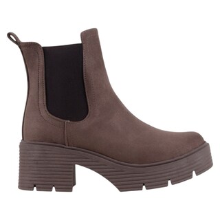 Foto 2 | Botas Casuales Exterior Gamuza Color Café Para Mujer De Rbcollection