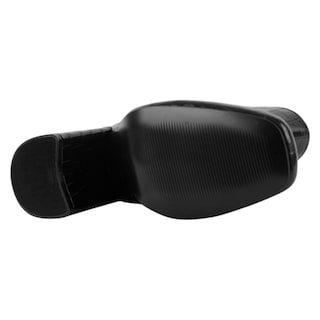 Foto 4 | Botín Con Tacón Exterior Piel Vegana Color Negro Para Mujer De Rbcollection