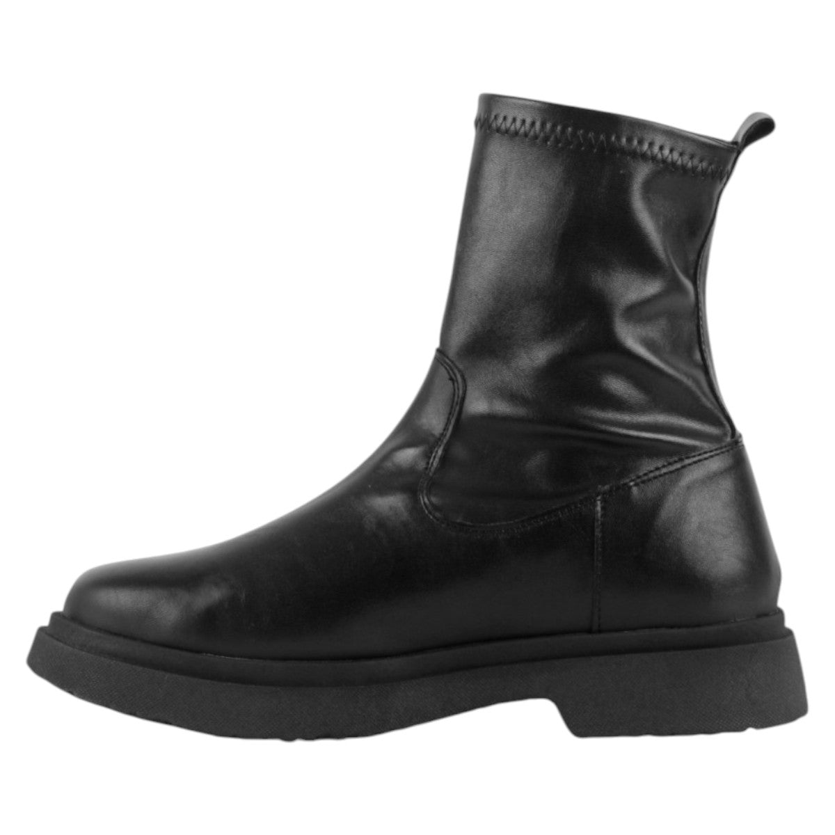 Foto 4 pulgar | Botas Casuales Exterior Piel Vegana Color Negro Para Mujer De Rbcollection