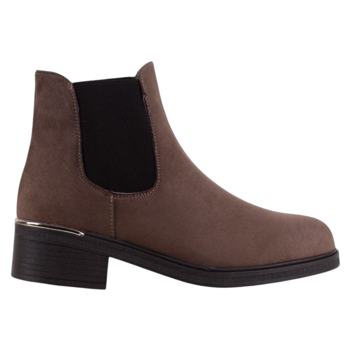 Foto 2 | Botas Casuales Exterior Gamuza Color Café Para Mujer De Rbcollection