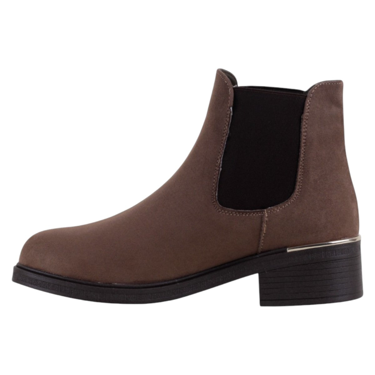 Foto 3 | Botas Casuales Exterior Gamuza Color Café Para Mujer De Rbcollection