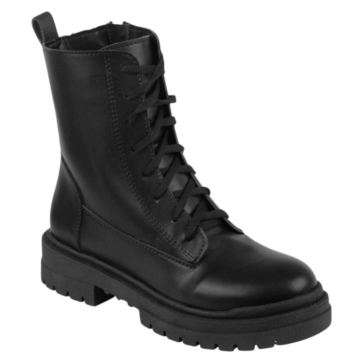 Foto 1 | Botas Casuales Exterior Piel Vegana Color Negro Para Mujer De Rbcollection