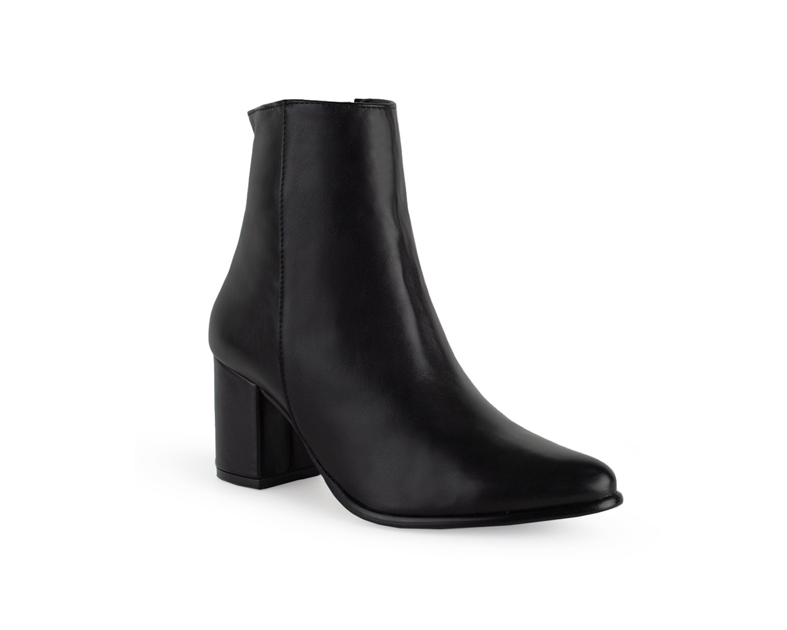 Foto 1 | Bota Color Negro Cierre Material Sintetico