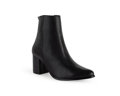 Foto 1 | Bota Color Negro Cierre Material Sintetico