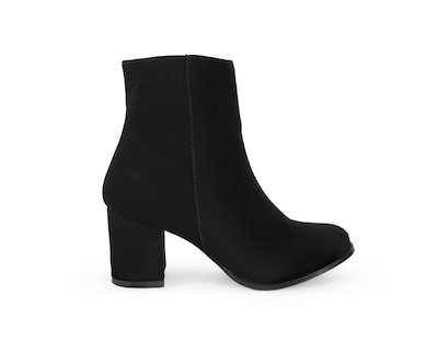 Foto 2 | Bota Color Negro Cierre Material Sintetico