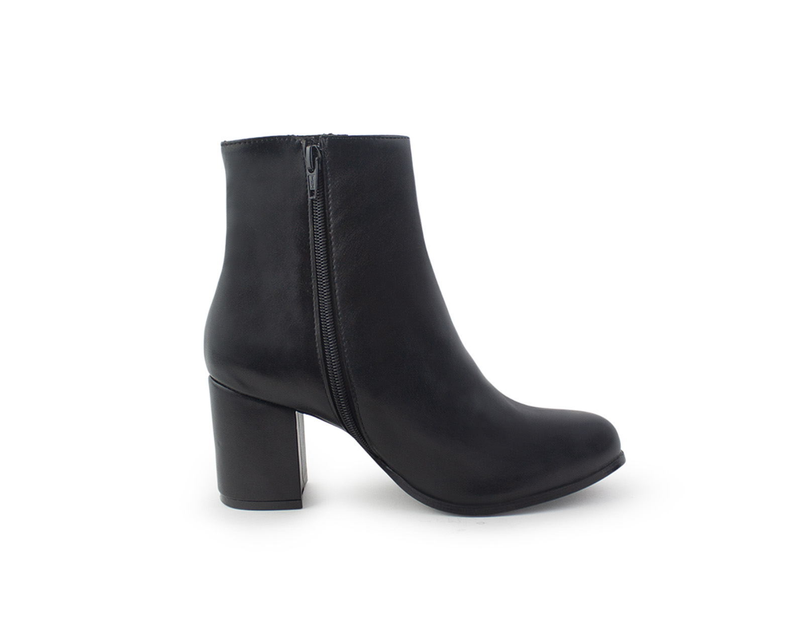 Foto 3 | Bota Color Negro Cierre Material Sintetico
