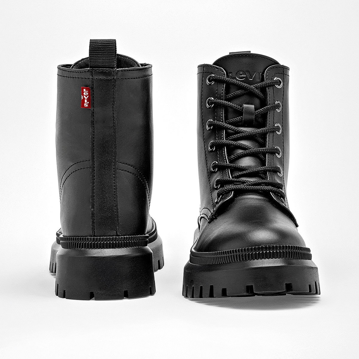 Foto 4 pulgar | Levi's Botín Para Mujer Negro Negro
