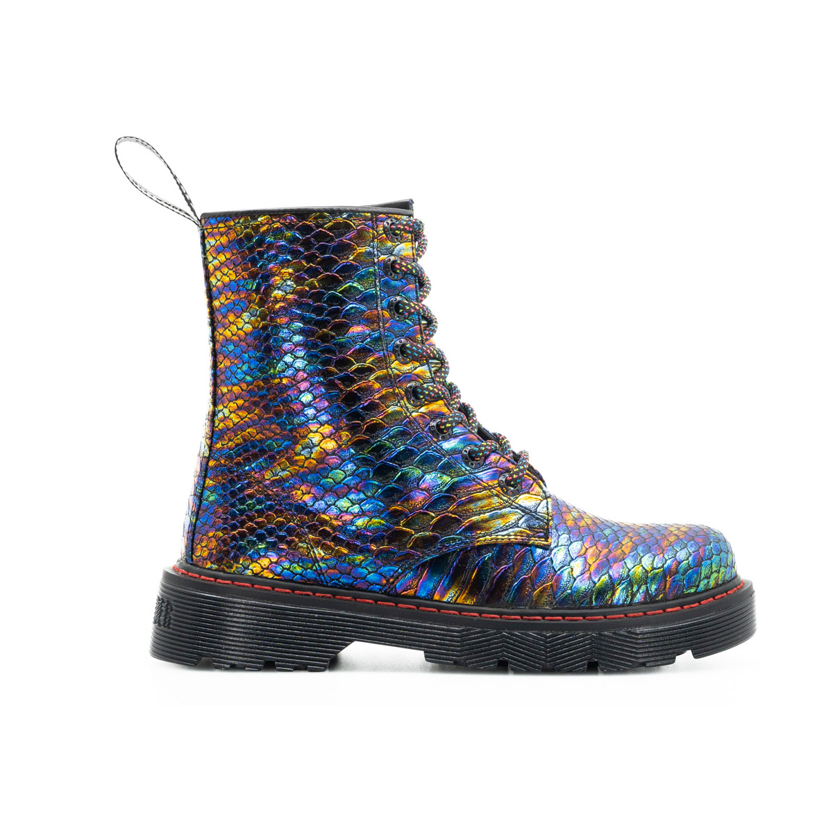 Bota Urbana Con Textura Snake Multicolor Offlander