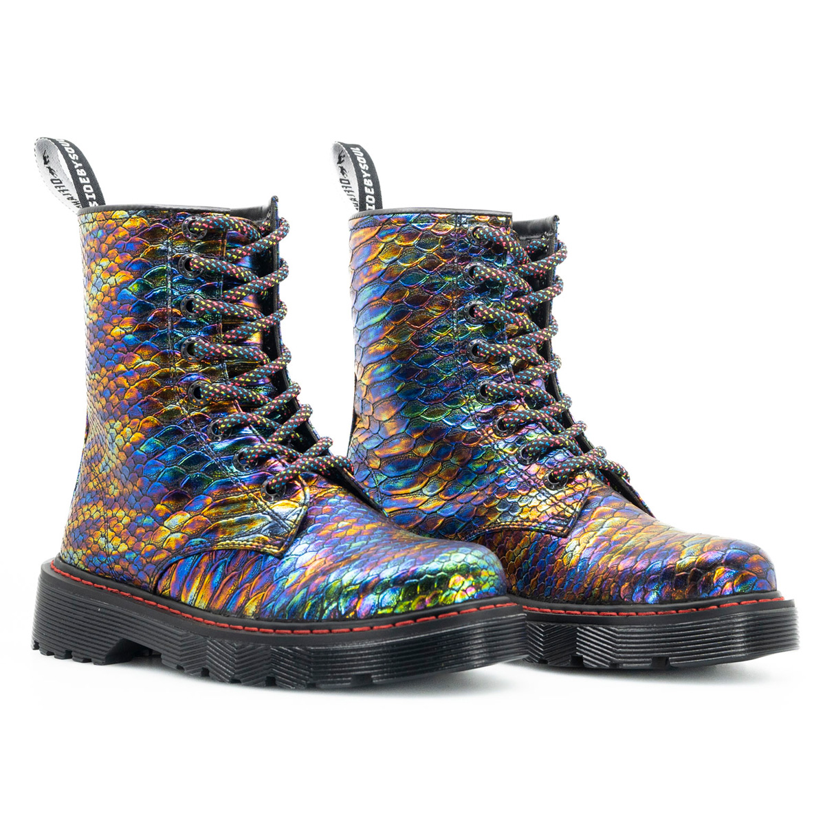 Foto 2 | Bota Urbana Con Textura Snake Multicolor Offlander