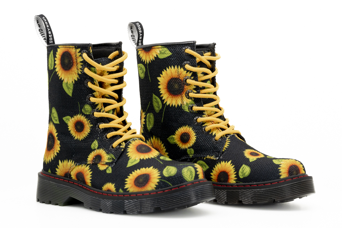 Foto 2 | Botas Offlander Diseño Girasol color Negro para Mujer