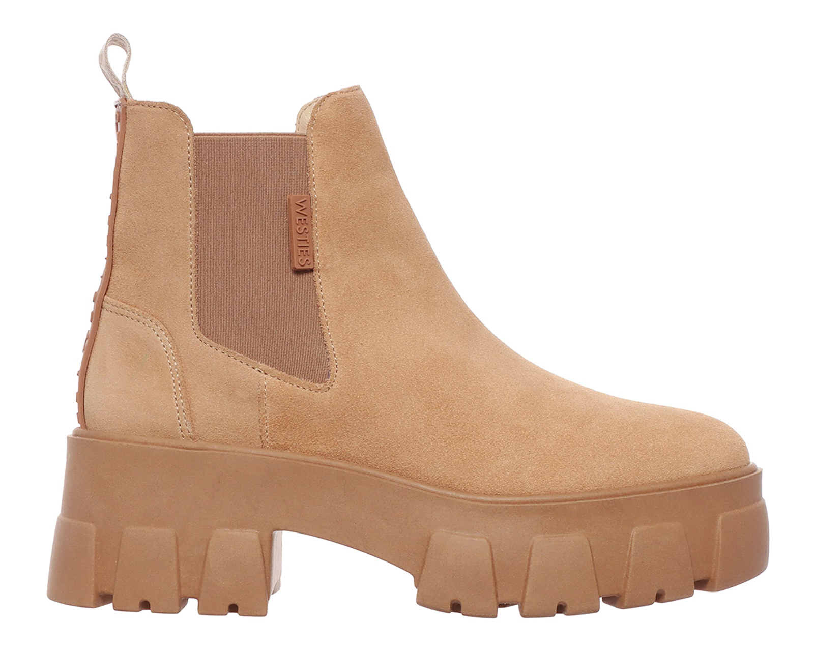 Foto 3 pulgar | Bota Westies Wemolko3 color Beige Gamuza