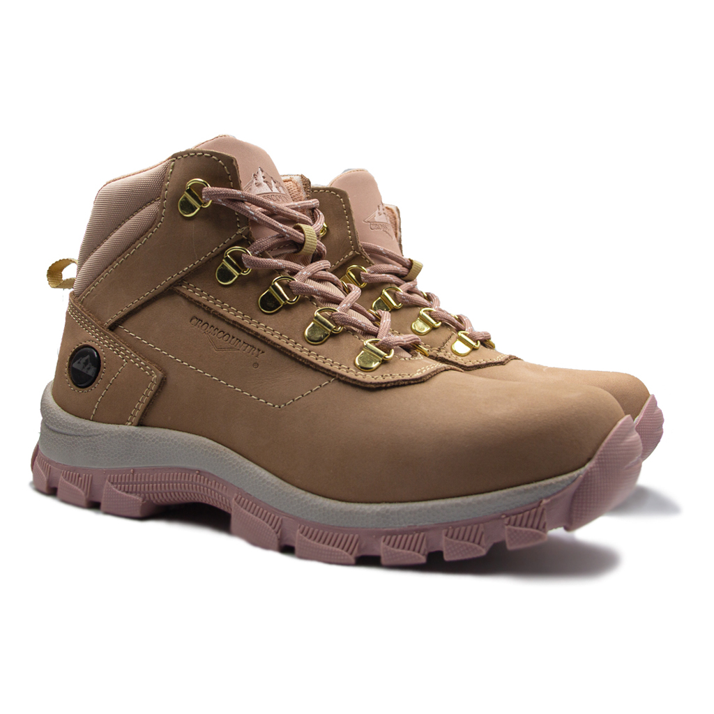 Bota Crosscountry 105 Nobuck color Rosa para Mujer