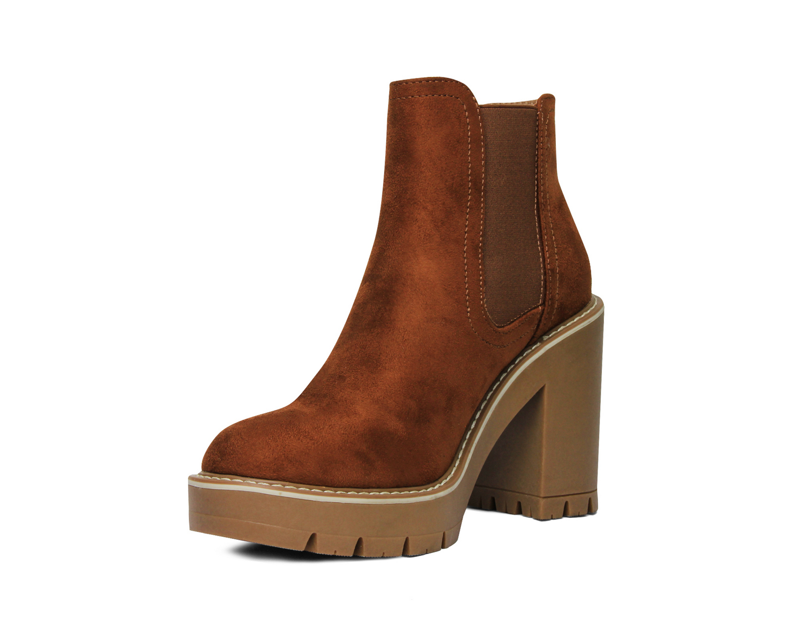 Foto 3 | Botin Lob Footwear 57702505 Café Pu Suede