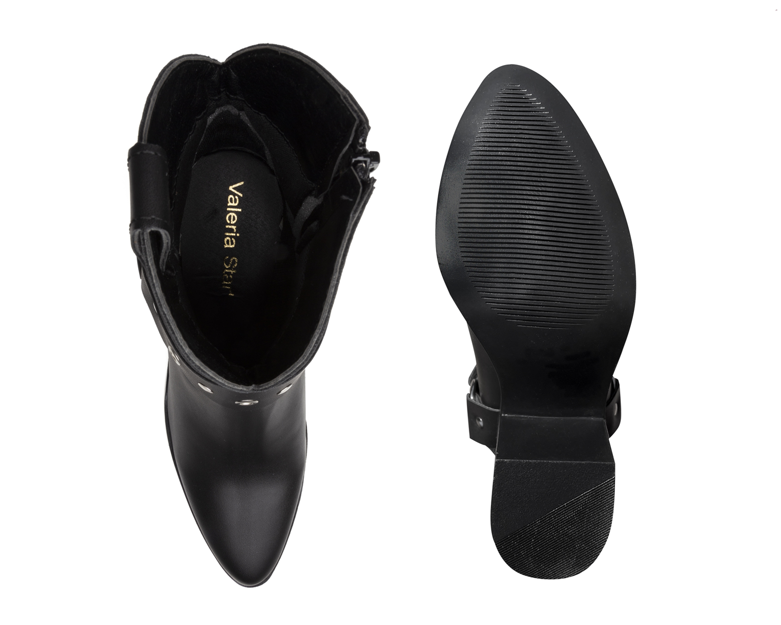 Foto 4 pulgar | Bota Zenda Shoes Estilo Vaquero color Negro para Mujer