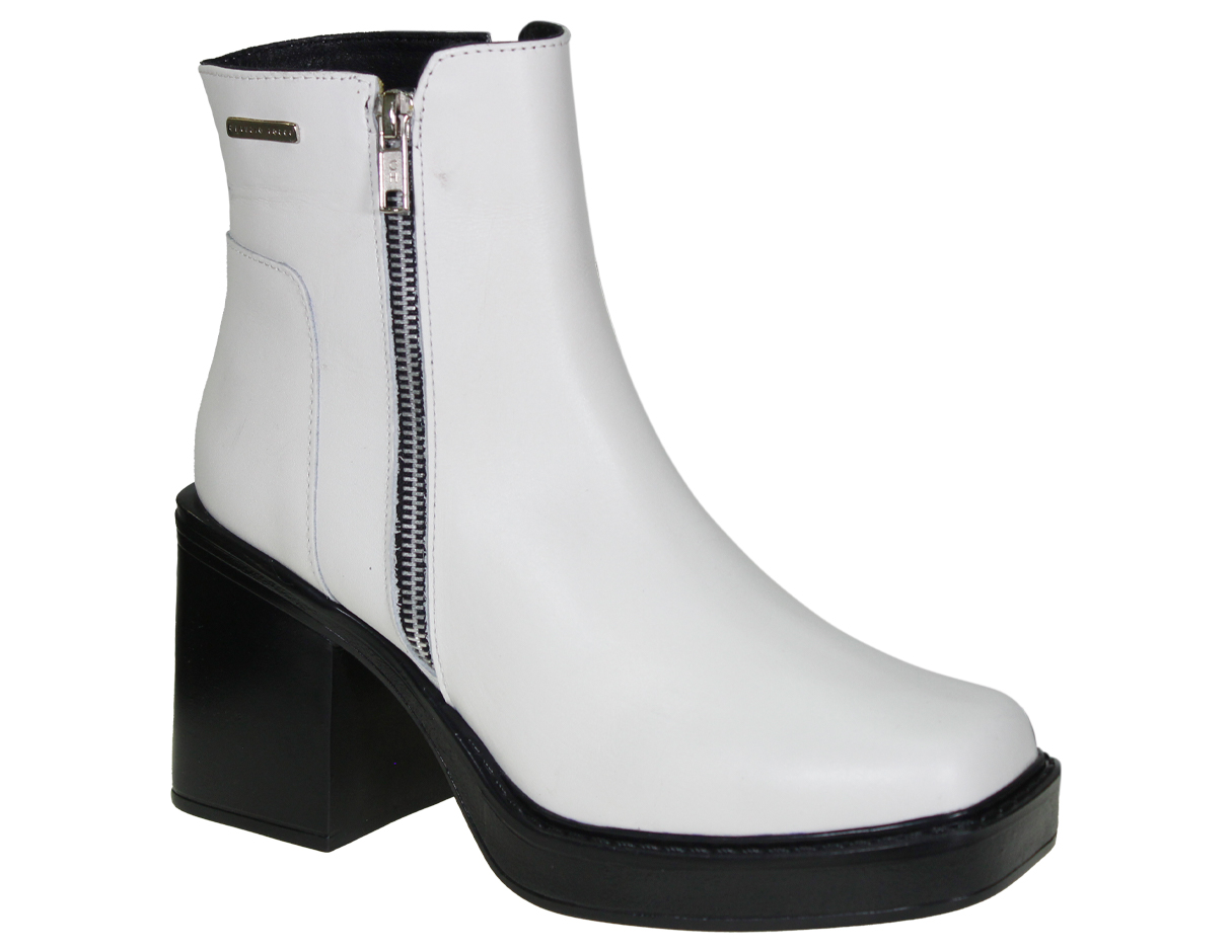 Foto 1 | Botas de Piel Claudio Rocco CR22652 color Blanco para Mujer