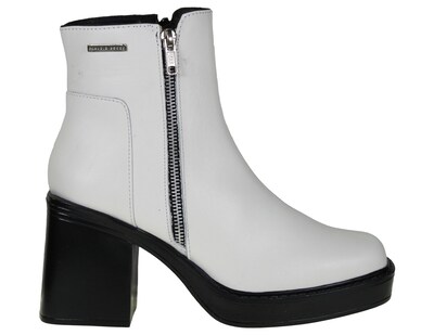 Foto 2 | Botas de Piel Claudio Rocco CR22652 color Blanco para Mujer