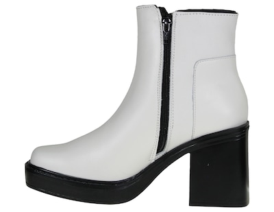 Foto 3 | Botas de Piel Claudio Rocco CR22652 color Blanco para Mujer